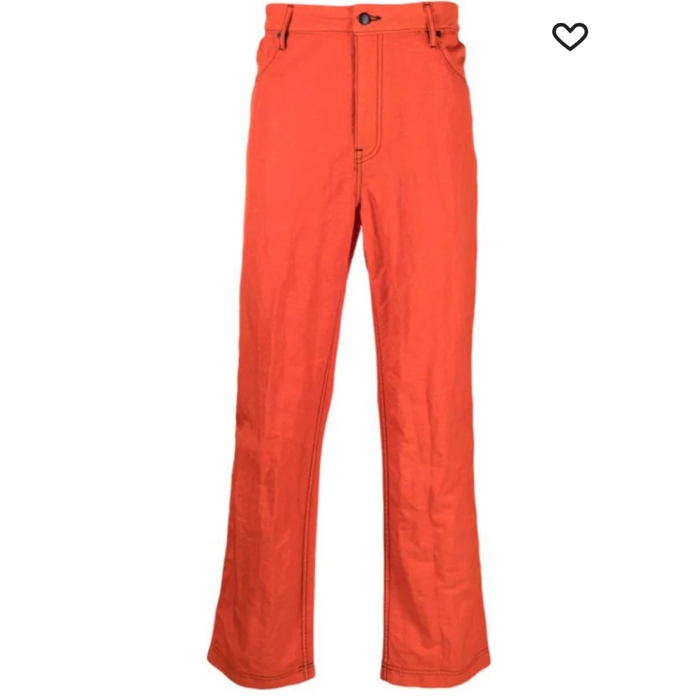 Ekhaus Latta Red Crinkle Pants - size 26